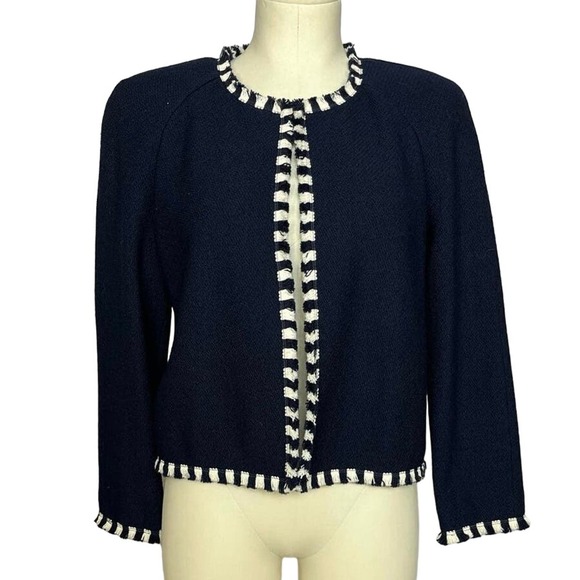 90s Navy St John Cardigan | Size 6 | Vintage - Picture 1 of 3